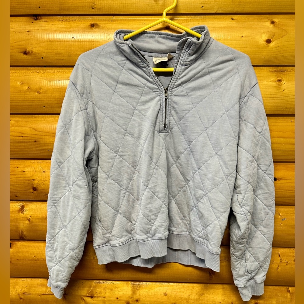 Womens Universal Thread Quilted Pullover Size S
